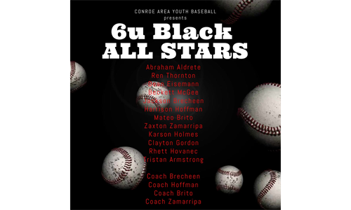 6u Black All Stars