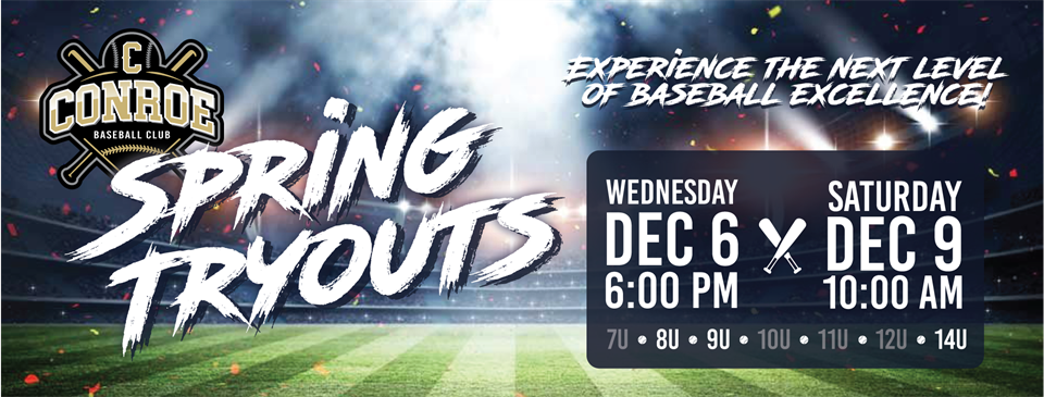 CBC Tryouts Dec 6 & 9